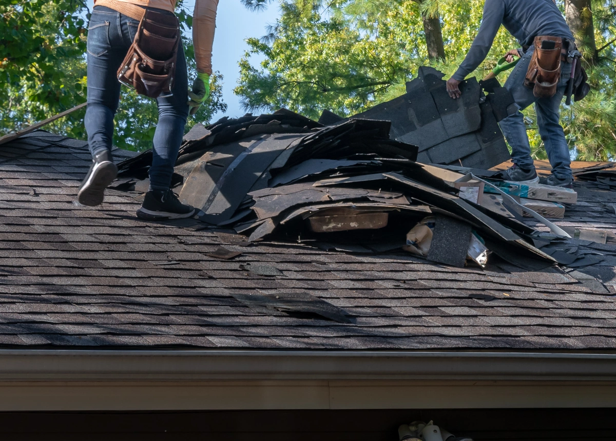 shingles to be recycled after removal